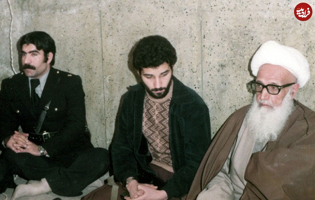 عکس؛ سفر در زمان؛ «آیت الله اشرفی اصفهانی در کنار حسینعلی منتظری» در سفر کرمانشاه؛ سال 59