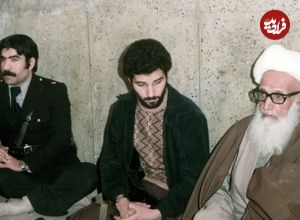 عکس؛ سفر در زمان؛ «آیت الله اشرفی اصفهانی در کنار حسینعلی منتظری» در سفر کرمانشاه؛ سال 59