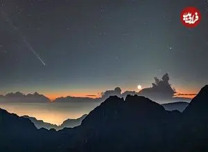 عکس روز ناسا از ملاقات دنباله‌دار و سیاره‌ها