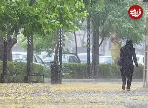 رگبارو رعد و برق در شمال و جنوب کشور؛ اهواز ۵۱ درجه‌ای می‌شود