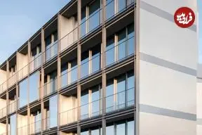 تصاویر؛ معماری مدرن در پرتغال؛ درخشش نمای فلزی ساختمان HS