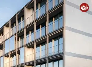 تصاویر؛ معماری مدرن در پرتغال؛ درخشش نمای فلزی ساختمان HS