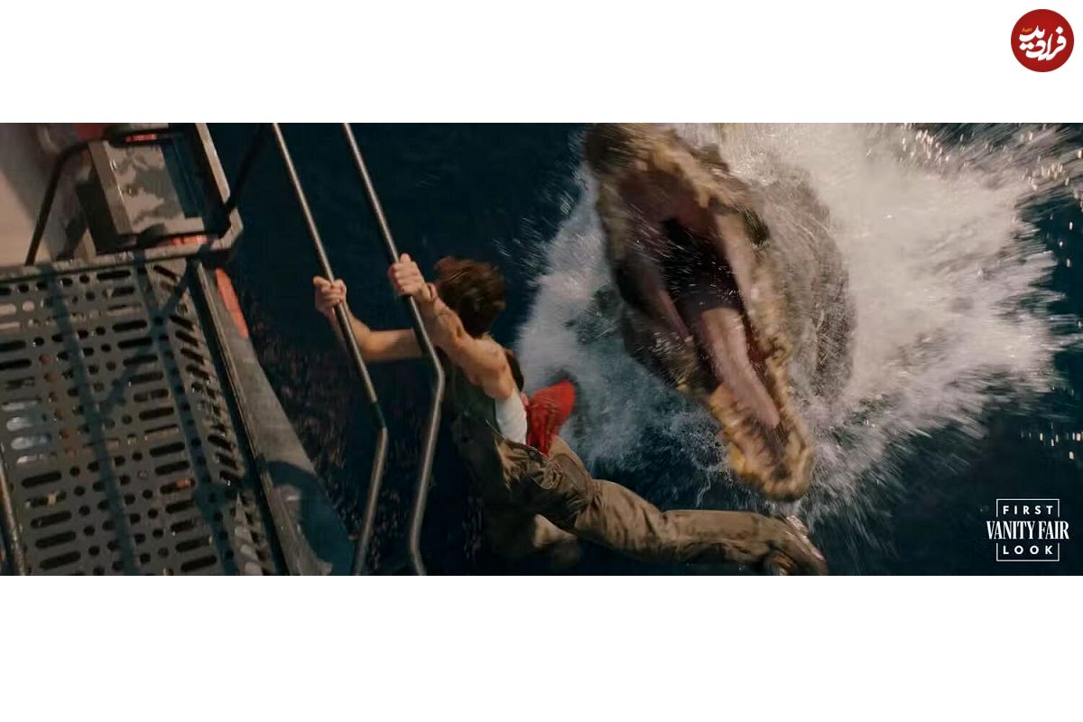 تصویری از موساسوروس در فیلم Jurassic World: Rebirth منتشر شد