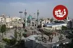 عکس| سفر زمان؛ یک کوچه در تجریش و منظرۀ گنبد امامزاده صالح؛ 100 سال قبل