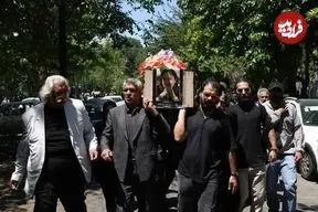 تصاویر| متن و حاشیه مراسم وداع با پیکر بهناز نازی