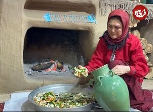 (ویدئو) غذای روستایی در ایران؛ فرآیند درست کردن ترشی هفت بیجار