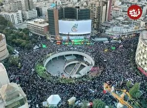 عکس| سفر به ایران قدیم؛ نمایی از «میدان ولیعصر» تهران در اواسط دهه 50
