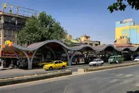 تصاویر| معماری ایستگاه تاکسی در تهران با الهام از رشته کوه البرز