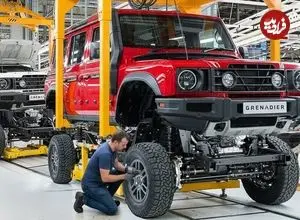 ببینید| مراحل تولید خودروهای شاسی بلند اینئوس گرنادیر، فورد برانکو و جیپ گلادیاتور