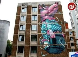 تصاویر؛ شاهکارهای هنر خیابانی در سراسر جهان که دیوار را به گالری تبدیل می‌کنند