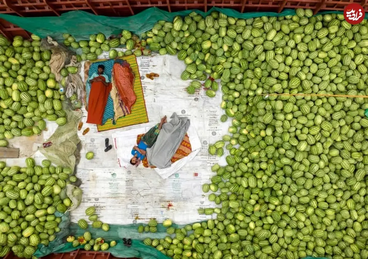 شاهکارهای عکاسی با پهپاد در سال 2025؛ از «دریاچۀ خشک ارومیه» تا «هندوانه‌فروش‌های بنگلادش»