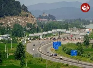 عکس| سفر به ایران قدیم؛ منظره‌ای از «جادۀ قزوین رشت» در دوران قاجار