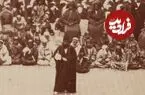 عکس| سفر زمان؛ تصویری از تعزیه‌خوانی در «تکیه دولت» در دوران ناصرالدین شاه