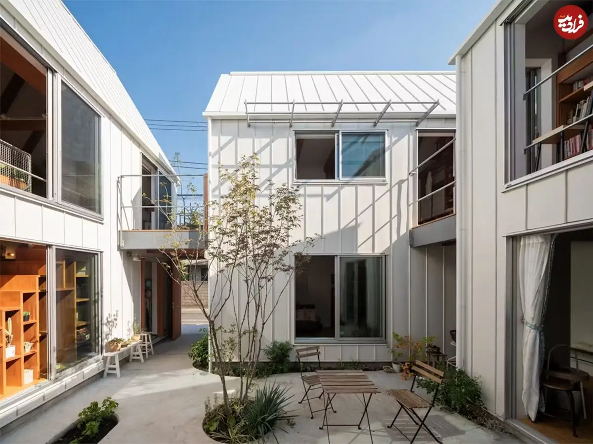 خانۀ 137 متری ژاپنی که شبیه یک «روستای کوچک» است