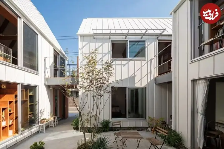 خانۀ 137 متری ژاپنی که شبیه یک «روستای کوچک» است