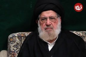 عکس؛ سفر به تاریخ؛ «سید محمد خامنه‌ای، برادر رهبر انقلاب» در مراسم عزاداری محرم در بیت رهبری؛ سال 1390