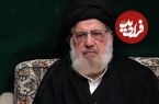 عکس؛ سفر به تاریخ؛ «سید محمد خامنه‌ای، برادر رهبر انقلاب» در مراسم عزاداری محرم در بیت رهبری؛ سال 1390
