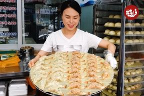 ببینید؛ غذای خیابانی در کره؛ دامپلینگ میگو و مرغ سوخاری در سئول 