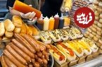 ببینید| غذای خیابانی در کره؛ سرعت آشپزهای خیابانی در آماده سازی هات داگ در سئول