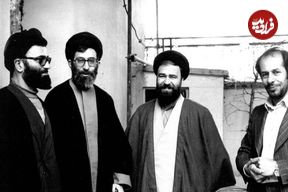 عکس؛ سفر در زمان؛ «سید احمدخمینی و مصطفی چمران» با اسحله در لبنان؛ سال 56