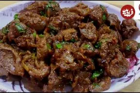 ببینید| طرز تهیه یک غذای ساده و سریع هندی با 300 گرم سنگدان مرغ