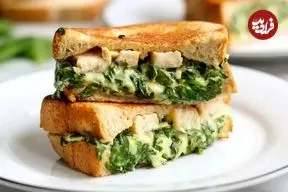 طرز تهیه ساندویچ اسفناج و گردو؛ ساندویچ لذیذ و مقوی