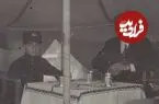 عکس| سفر زمان؛ محمدعلی فروغی در ملاقات با اروپایی‌ها در یک خیمه؛ سال 1310