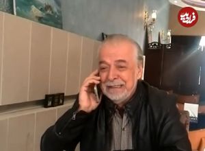 عکس| سفر در تاریخ؛ «چنگیز جلیلوند» بر سر مزار «فردین»؛ سال 99