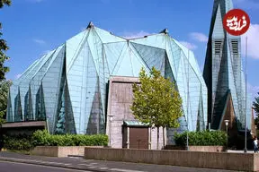 عکس| کلیسایی با معماری نامتعارف: خوانشی خاص از بروتالیسم مذهبی 