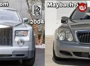 تصاویر| مقایسه فانتوم و مایباخ ۵۷ S: دو اشراف زاده دهه 2000