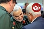 عکس؛ سفر در زمان؛ «سردار سلیمانی» در حال بازی کردن با سه نوه اش؛ دهه 90
