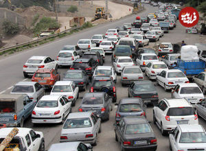 (عکس) سفر به ایران قدیم؛ سقوط خودرو با ۵سرنشین در جاده چالوس 