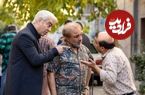 عکس| سفر در زمان؛ «بهزاد خلج و رضا عطاران» در پشت صحنه سریال اجل معلق؛ سال 1403