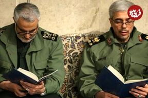 عکس؛ سفر در زمان؛ «سردار محرابی در کنار سرلشکر باقری» در جبهه؛ دهه 60