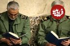 عکس؛ سفر در زمان؛ «سردار محرابی در کنار سرلشکر باقری» در جبهه؛ دهه 60