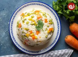 ماش پلو بدون گوشت و مرغ؛ ساده و کم هزینه