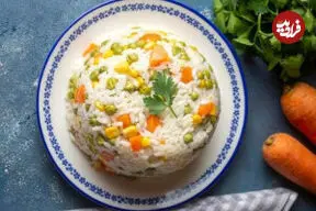 ماش پلو بدون گوشت و مرغ؛ ساده و کم هزینه