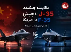 مقایسه جنگنده J-35 چینی با F-35 آمریکا؛ کدام قدرتمندتر است؟