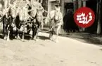 عکس| سفر به ایران قدیم؛ کاروان درشکه‌هایی که از همدان به تهران می‌رفتند؛ 100 سال قبل