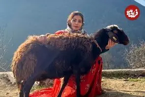 ببینید| غذای روستایی در ایران؛ کباب بره کامل و پخت نان تافتون