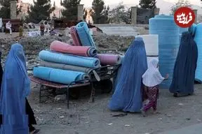 عکس| طالبان حرف زدن زنان با یکدیگر را ممنوع کرد!