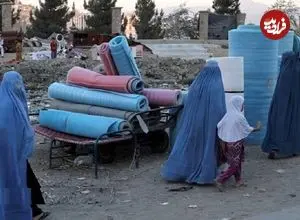 عکس| طالبان حرف زدن زنان با یکدیگر را ممنوع کرد!