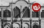 عکس؛ سفر در زمان؛ روز جشن تولد مظفرالدین شاه و آذین بندی بانک ایران و انگلیس
