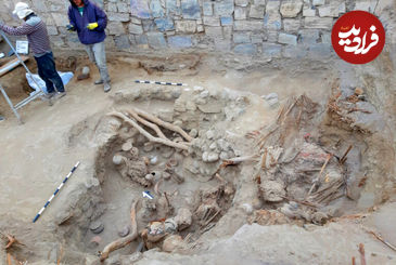(تصاویر) کشف گورستان هزار سالۀ مومیایی‌های «بغچه‌پیچ و نقابدار»