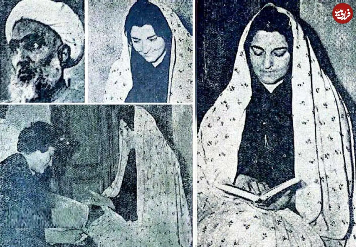 عکس؛ سفر در زمان؛ دختر نماینده مجلس برای طلاق از شوهرش ۱۰ ماه در مسجد تحصن کرد!