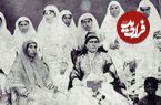 عکس؛ سفر در زمان؛ سنگ قبر دختر ناصرالدین شاه قاجار ملقب به «عزالسلطنه» در بهشت زهرا 