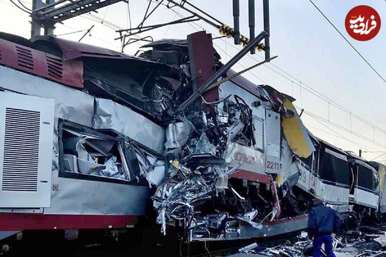 ببینید؛ تصادف مرگبار قطار با اتوبوس دو طبقه در مکزیک