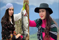 ببینید؛ غذای روستایی در ایران؛ پخت غذای محلی با ماهی در طبیعت سرسبز گیلان