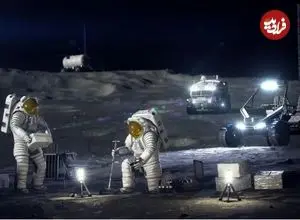 ببینید| کار ساخت پایگاه دائمی در کره ماه از سه سال دیگر آغاز می‌شود