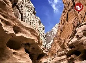 تصاویر| تنگه چاکاویر قشم؛ هنری که باد و آب در سنگ حک کرده‌اند